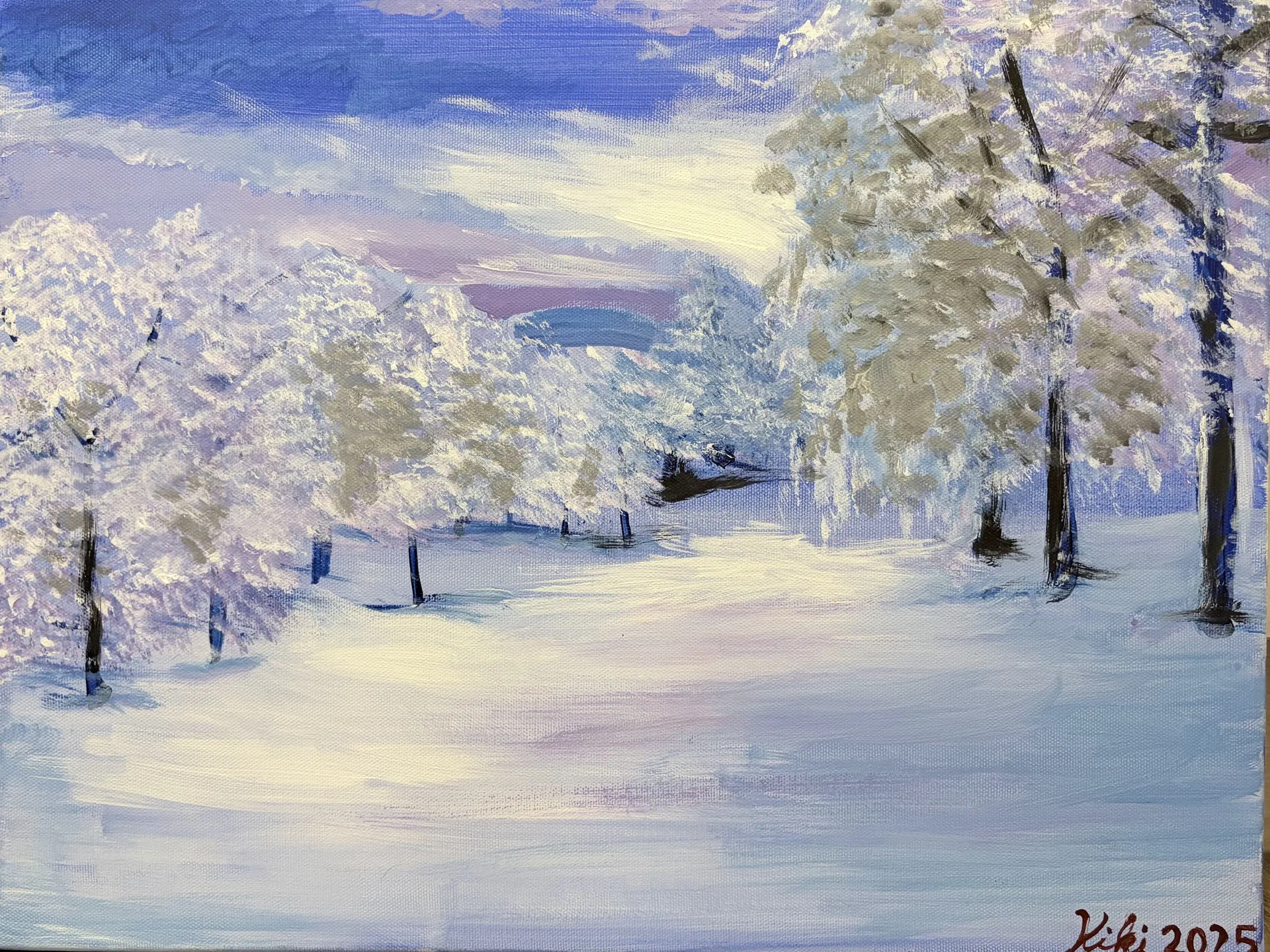 靜謐的雪景